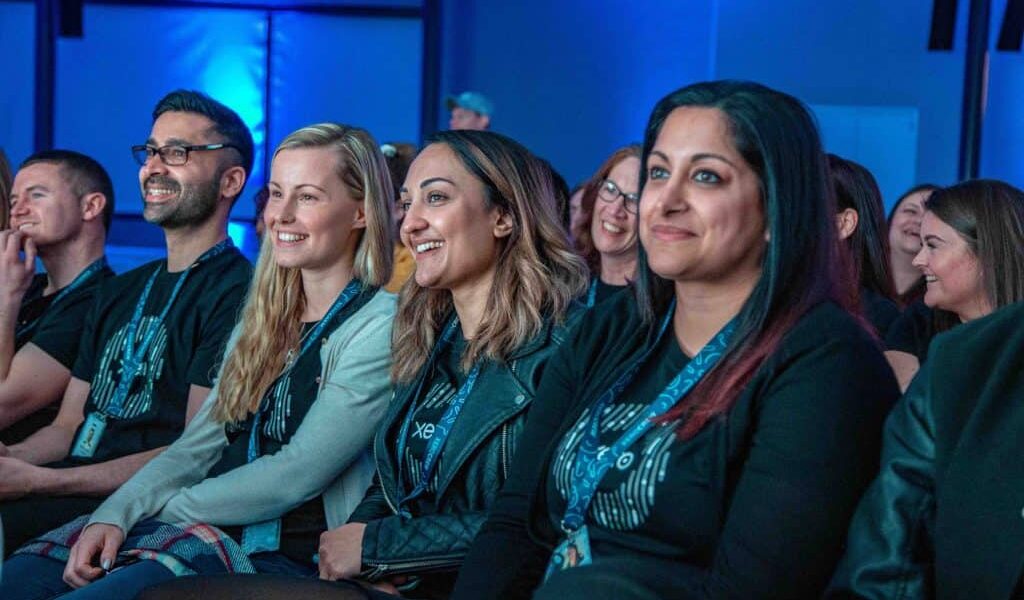 Delegates-At-Company-Conference