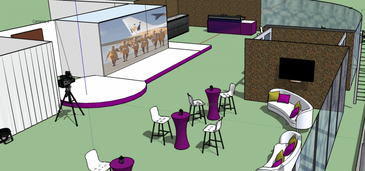 Monarch CAD drawing for event production