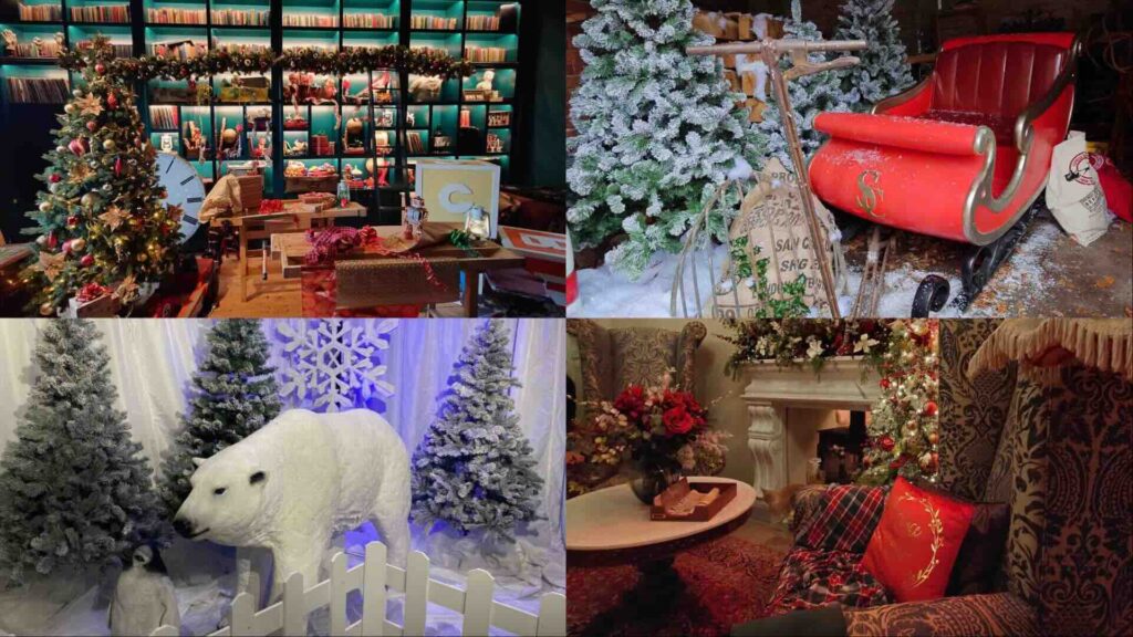 Bespoke Themed Grotto collage