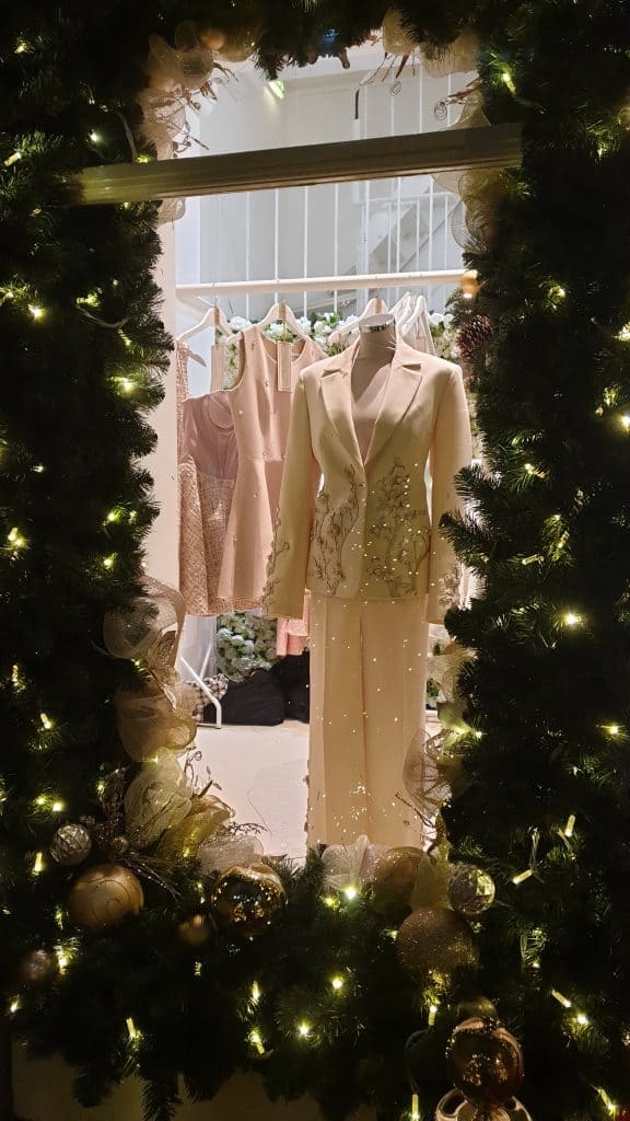 Luxury Christmas Decorations Isabell Kristensen Pop Up Shop, designed and put together by Julia Charles Event Management.