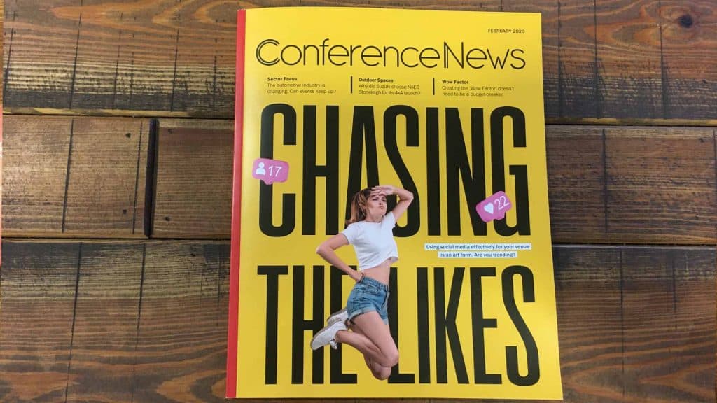 'Chasing The Likes' Conference News Feb 2020 front page.