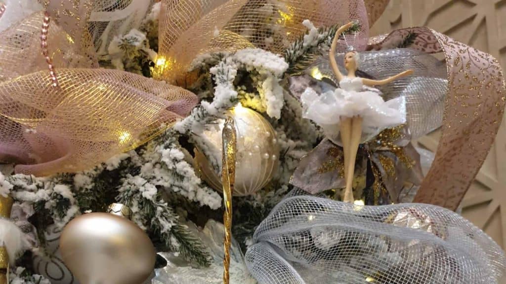 Luxury Christmas Tree Decorations we created for The Waldorf Hilton London 2019.