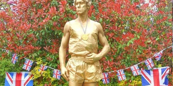Olympian-gold-statue