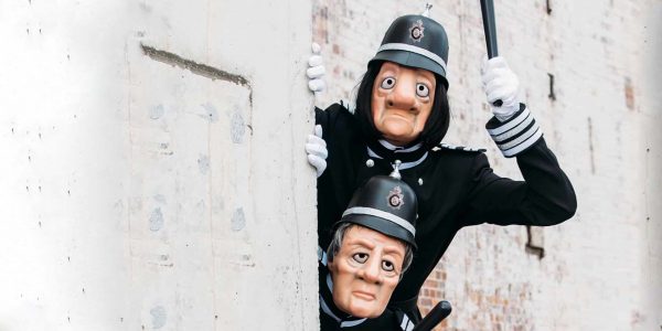 Roaming-Masked-Characters-Policemen