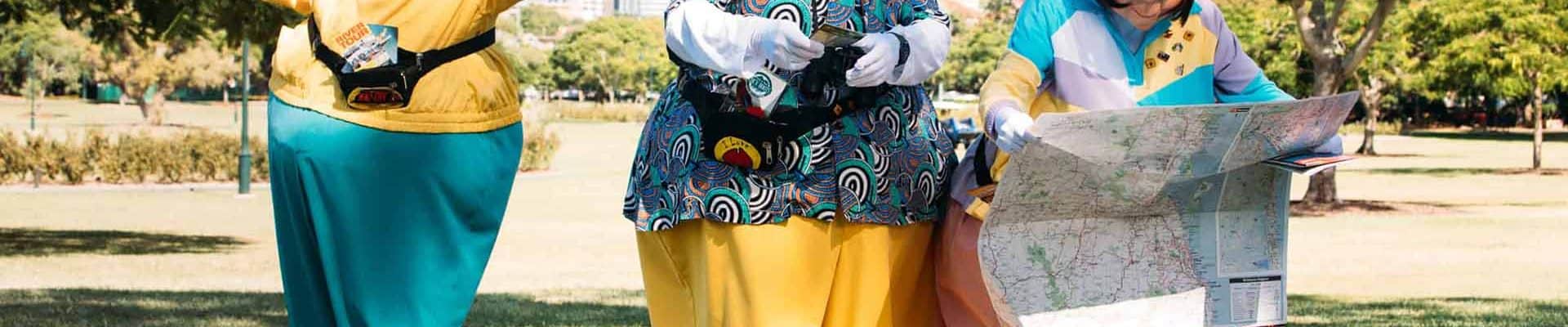 Roaming-Masked-Characters-Tourists Roaming-Masked-Characters-Tourists