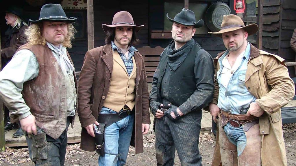 Western live stunt show available for hire.