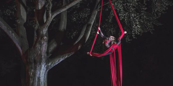 Aerial-Acrobatics-Artist-Silk-Hanging-Act