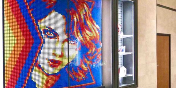 Black-Widow-Portrait-In-Rubiks-Cubes