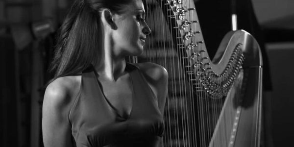 Bollywoord Themed Harpists for Zoom Calls and LIVE events