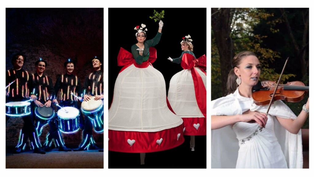 Musicians and Christmas Entertainers for party events