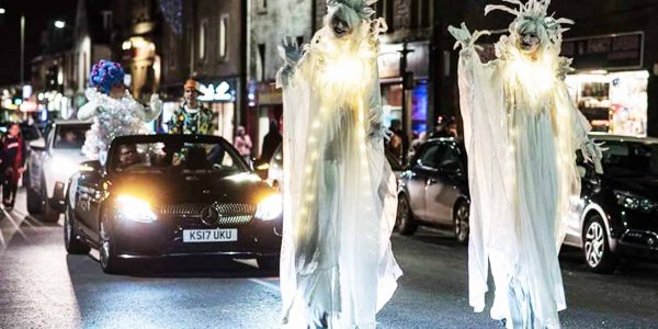 Ice-Queen-duo-stilt-walkabout-walking-event