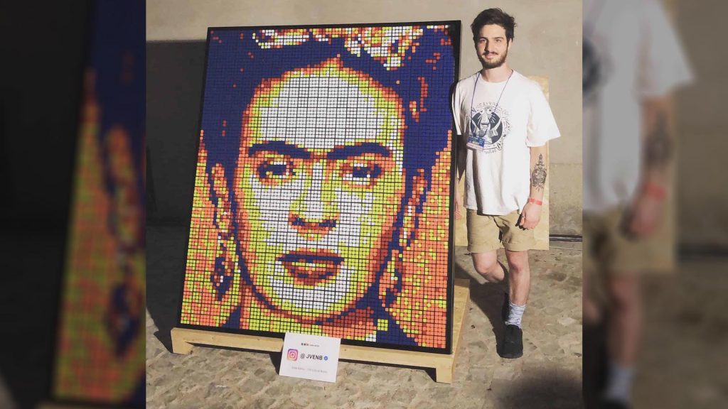 Jvenb Rubik's Cube Art.