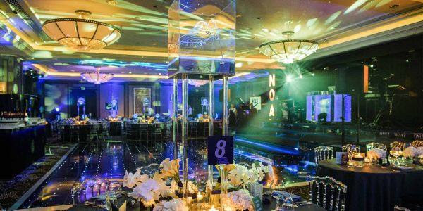 football Gala Dinner venue theming