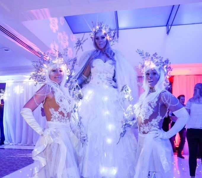 Winter Wonderland Stilt Walkers