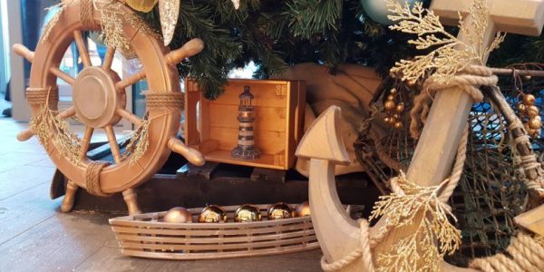 Naval Themed Orqnge Christmas Tree