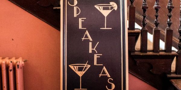 1920s, Great Gatsby style 'Speakeasy' sign prop we use for Great Gatsby Themed Event Spaces.