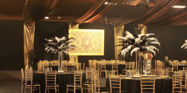 Gold-Wall-And-Ceiling-Draping