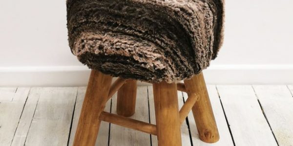 Nordic-Faux-Fur-Stool