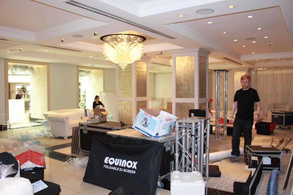 Conrad Hilton Hotel in St. James, London event space.