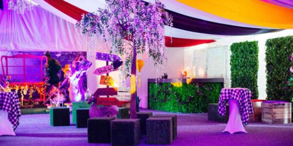 Alice-In-Wonderland-Event-Production-Lighting-Set-Up