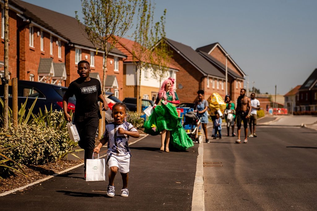 Easter Event we produced and managed for our client, Simple Life. We hired out Easter Performers and created an Easter Egg Hunt for residents to enjoy at this community engagement event.