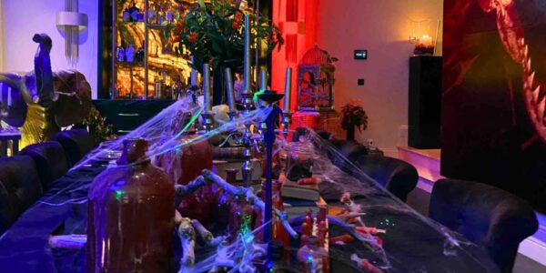 Halloween Circus table dressing.