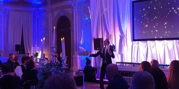 Juggler-Impressing-Guests-At-Gala-Event