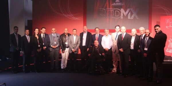 Red-Mix-Company-On-Stage-At-Product-Launch