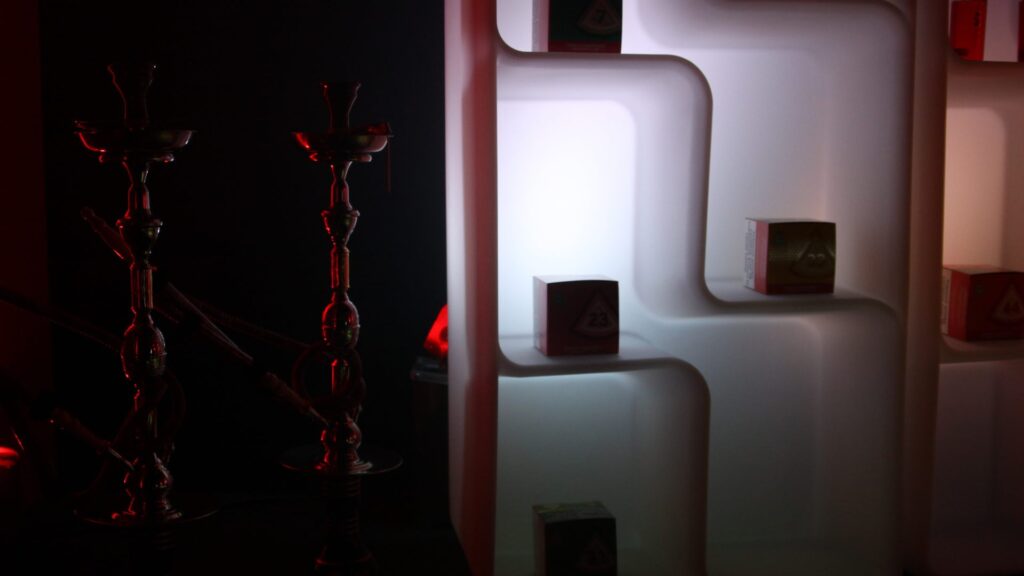 Unique Red Mix product laboratory showcasing products at product launch event.