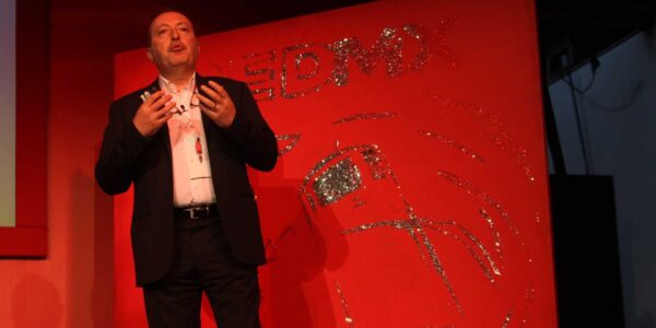 Red-Mix-Speaker-On-Stage-At-Launch