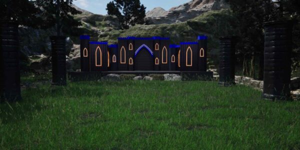 Unique-Castle-Themed-Stage-Design