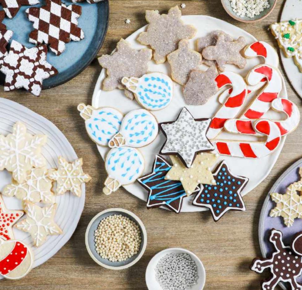 Virtual Cookie Decorating Party available to book as a unique online workshop for private and corporate clients.