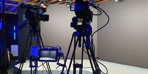Blus Skies Virtual Conference filming set up