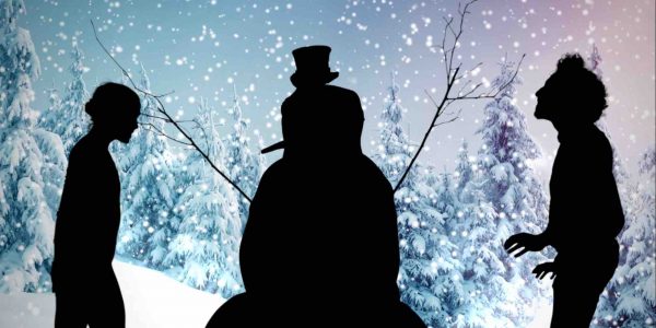 Christmas-Shadow-Show-E-Card-Snowman-Scene