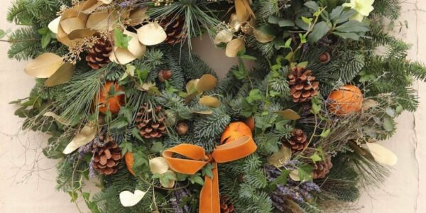 Gold-and-Orange-Themed-Virtual-Festive-Wreath-Making