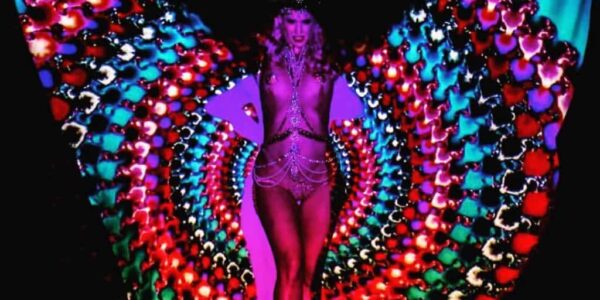 Neon-Burlesque-Performer-With-Wings