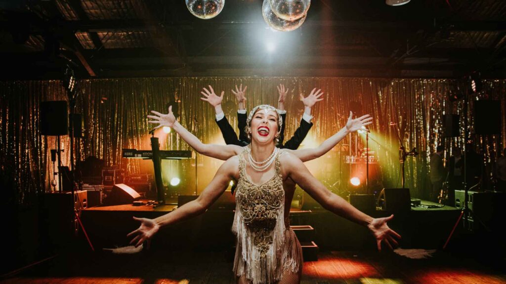 A 1920s dancer for hire with jazz hands