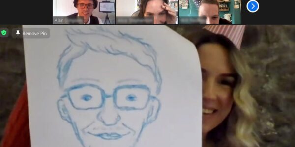 Virtual-Team-Building-Caricature-Art-Workshop