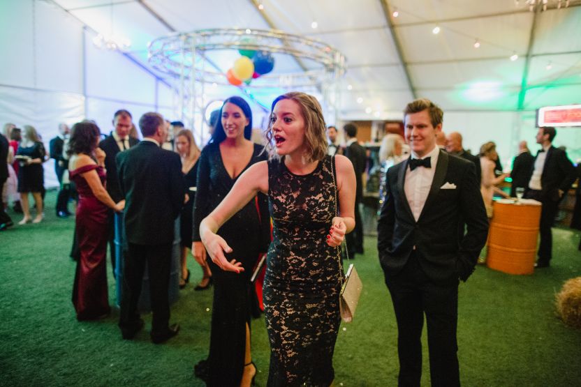 Group of Guests in attendance to our Renault F1 Sports Corporate Christmas Party at Whittlebury Hall, Northamptonshire, UK, produced, designed and managed by Julia Charles Event Management.