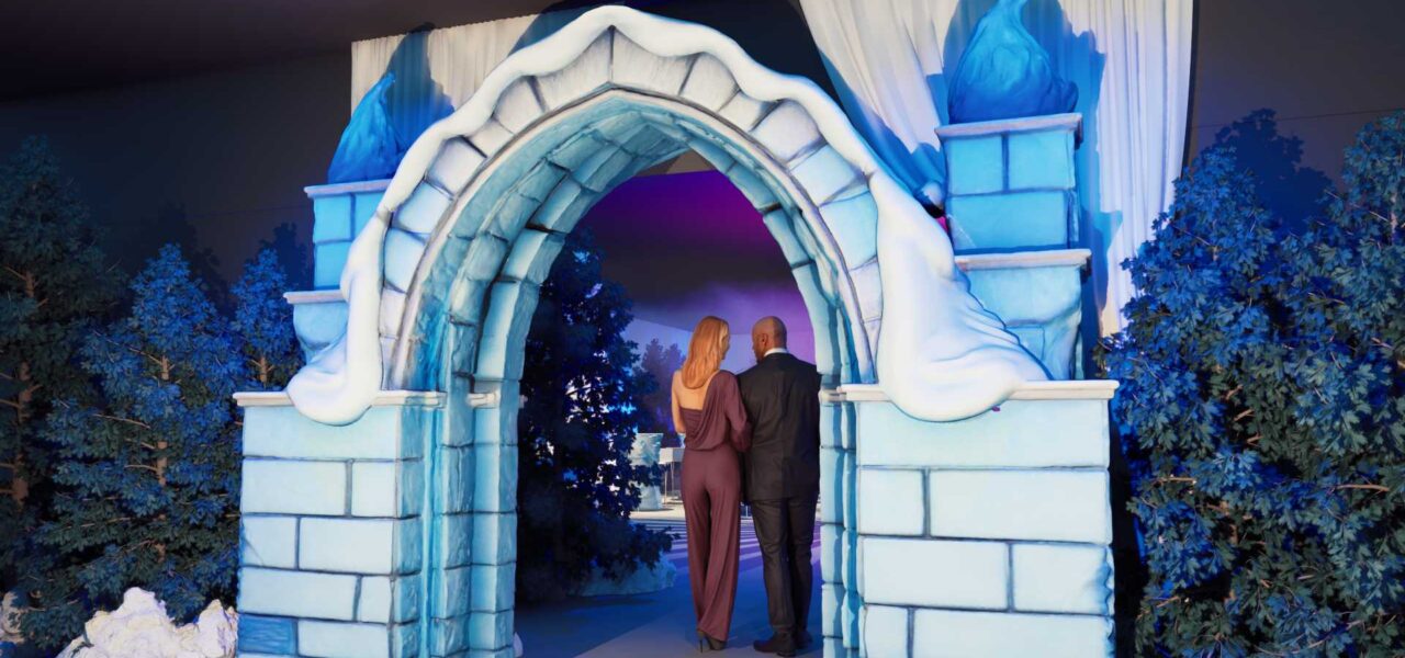 Ice-Archway-Prop-For-Corporate-Christmas-Parties