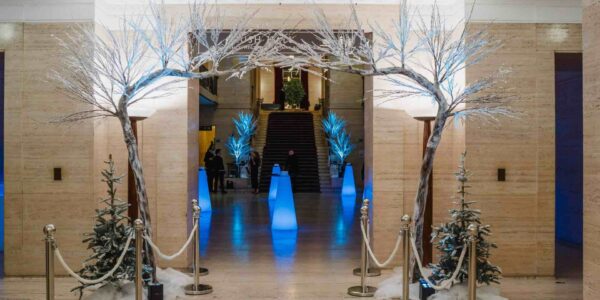 Venue-Archway-Tranformation-At-Christmas-Party