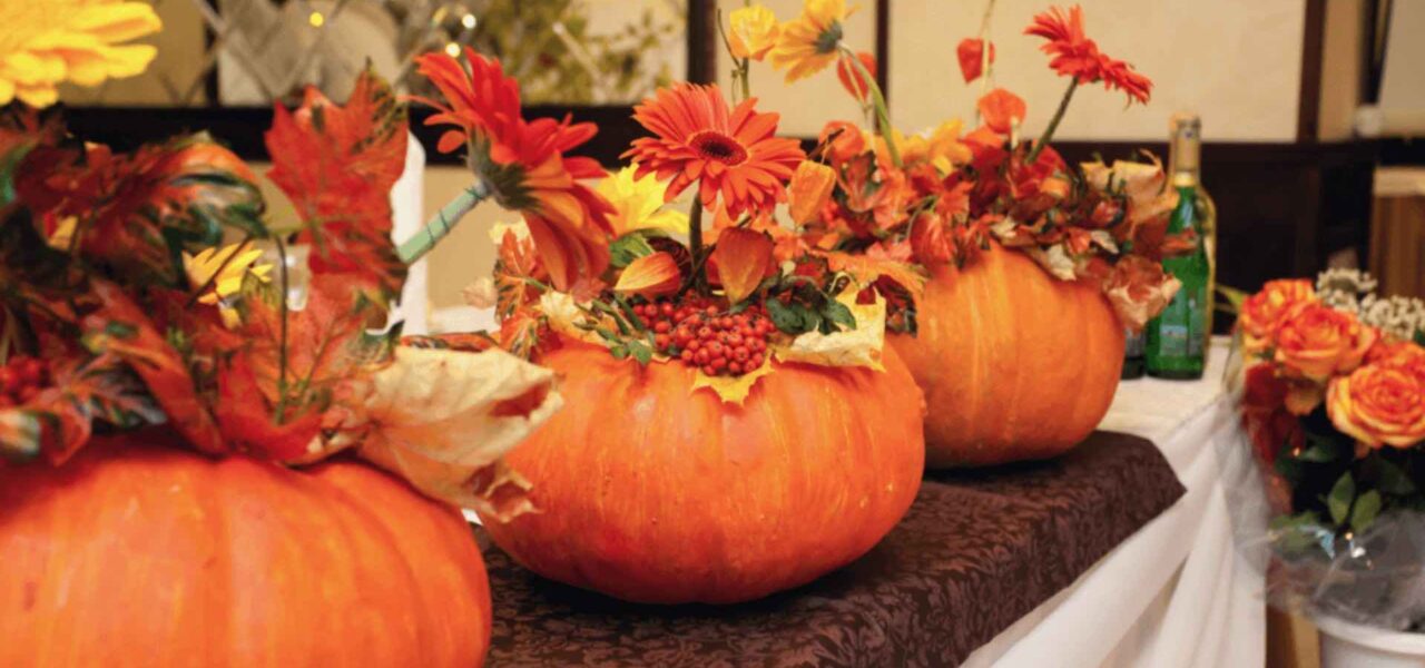 Floral-Halloween-Pumpkins