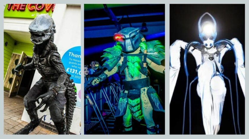 Different Alien entertainment options for Alien themed Halloween party