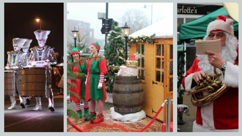 Community Christmas event organised by our event managers for Newmarket BID.