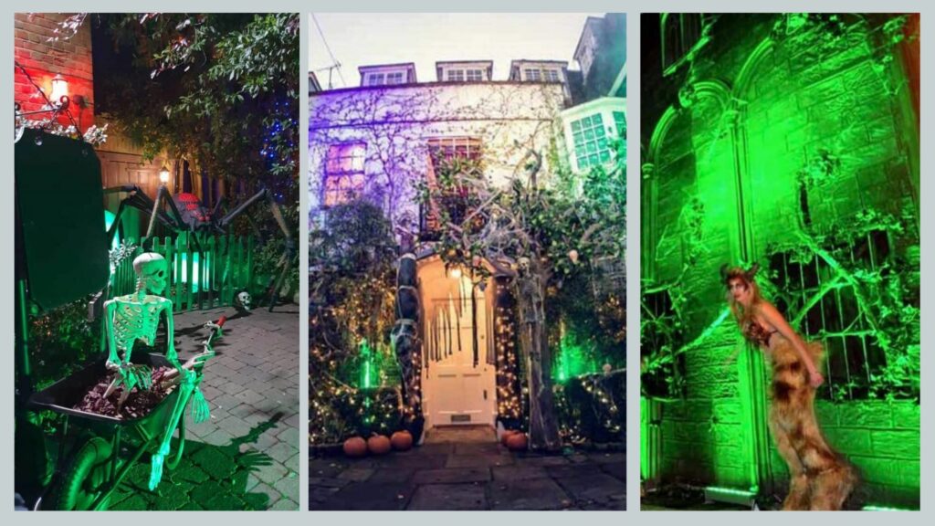 Selection of three different Halloween Themed Party Haunted Houses.