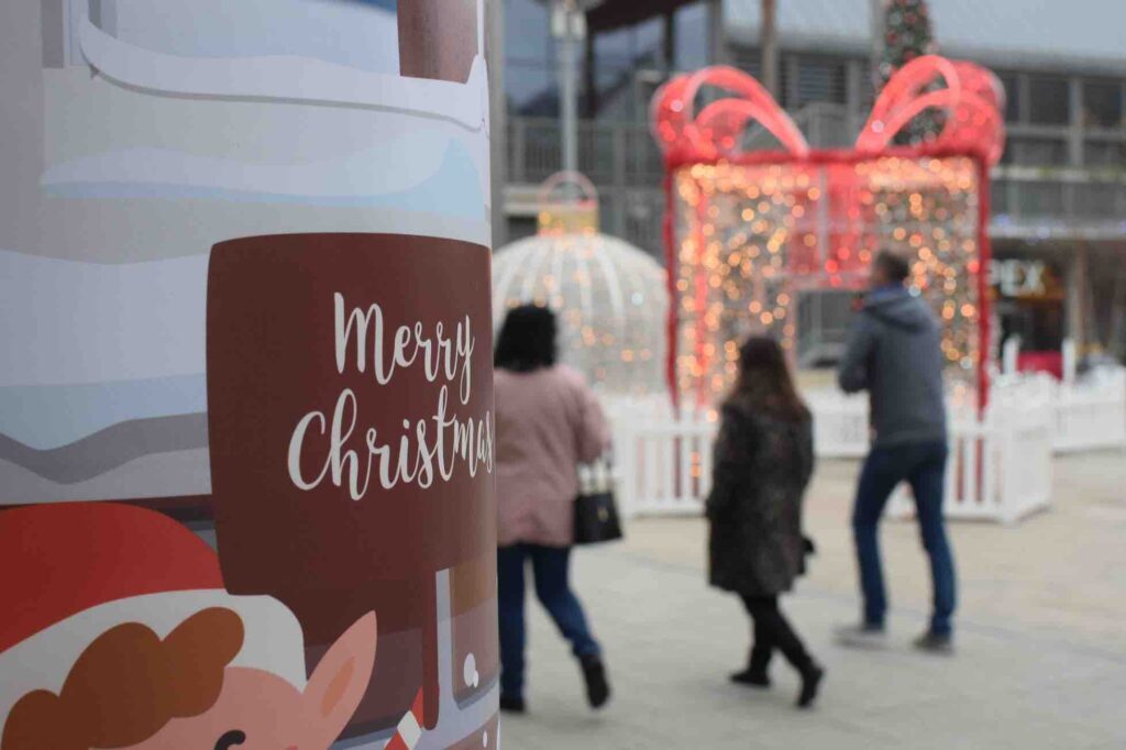 Bury Santa Christmas shopping centre activation