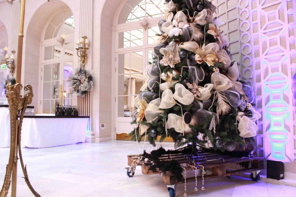 Online tree decorating workshop, available to book as part of Virtual Christmas party idea