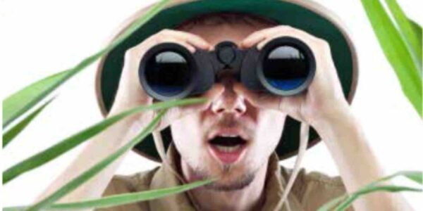Man at jungle experience team building virtual event