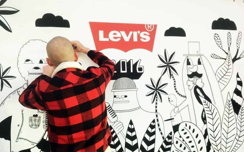 Mural-Artist-Levis-Branding