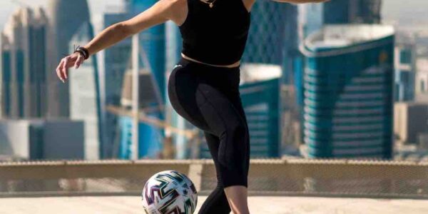 Female-Football-Freestyler-In-City